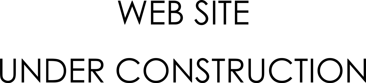 web site under construction